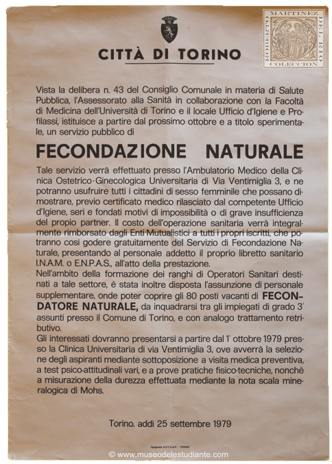 Goliardic funny manifesto announcing women natural fertilization