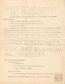 Revueltas estudiantiles en Francia ocurridas en Mayo del 68