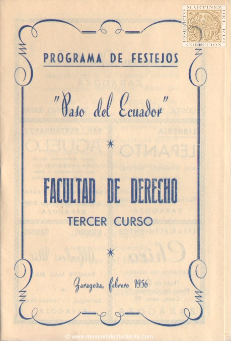 Celebration program of "Paso del Ecuador" Faculty of Law