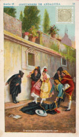 Costumbres de Andaluca. Los estudiantes