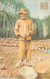 Schoolboy in the province of Santiago del Estero