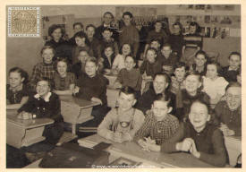 A group of german schoolchildren in the classroom