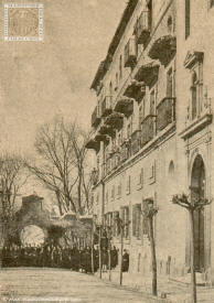 Estudiantes de derecho en la inauguracin de la Universidad del Sacro Monte