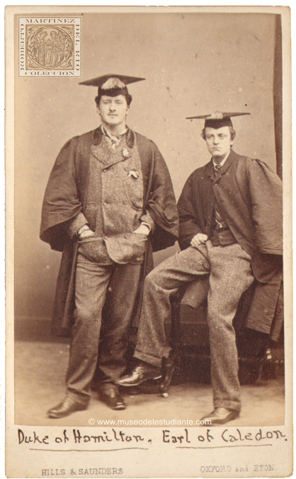 Two noblemen at the University of Cambridge: the Duke of Hamilton and the Earl of Caledon