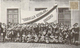 Granada. Rondalla Escolar, formada por alumnos de la Universidad de aquella población, que ha obtenido el primer premio