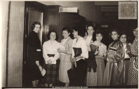 Un grupo de universitarias