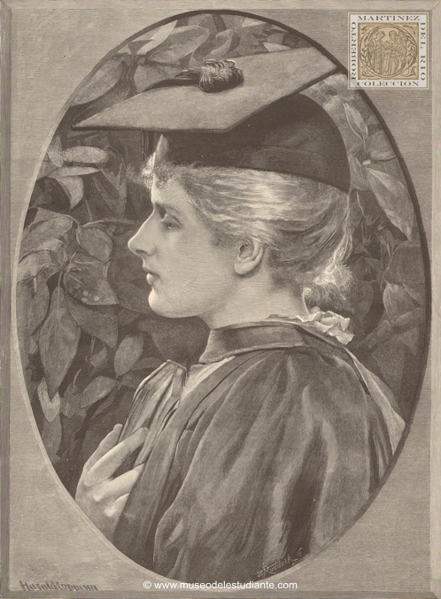 A sweet girl graduate