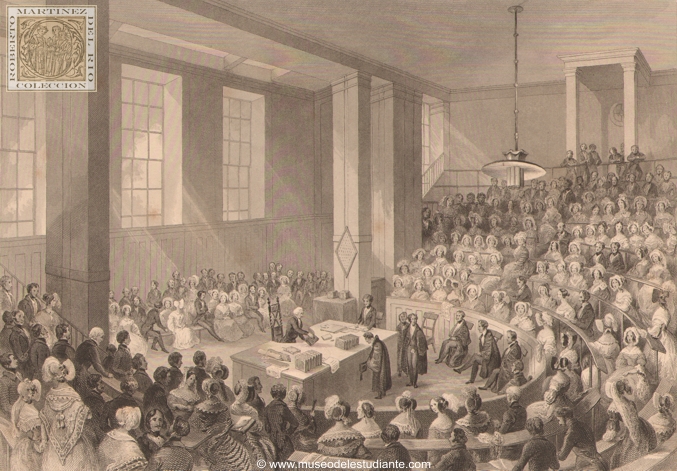 King's College. Distribution of the Prizes in the Theatre, by the Archbishop of Canterbury