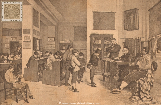 Examination in a village school