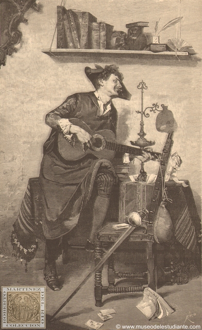 Estudiante de la guitarra