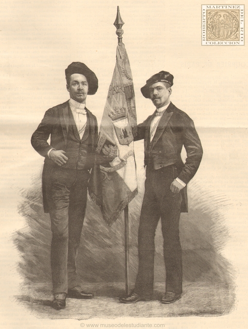 Montpellier. Delegates of the of students' association at the party of the university
