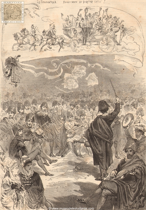 The spanish students in Paris