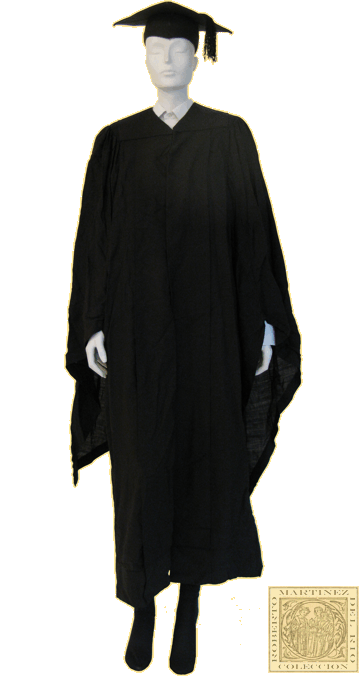 Traje de estudiante universitario estadounidense