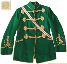 Kneipjacke o Pekesche. Chaqueta de un estudiante alemn