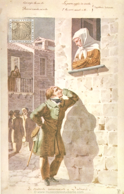 El estudiante enamorado en Sassari