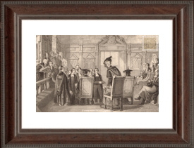 El Vicerrector confiriendo el grado de Bachiller en Artes, en Oxford, 1842