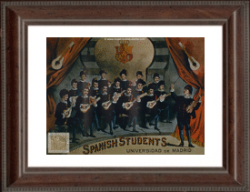 Spanish students. Universidad de Madrid