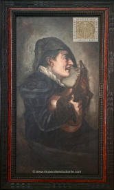 A spanish student playing bandurria