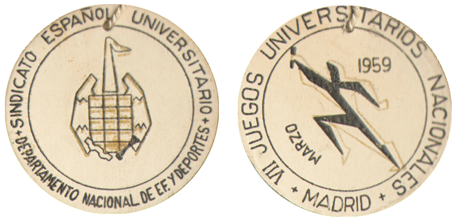 Medalla de los VII Juegos Universitarios Nacionales