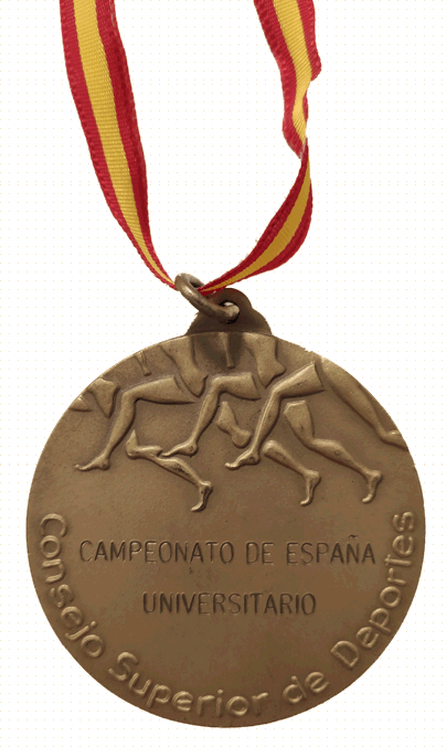 Medal of the Spanish University Championship held in Salamanca