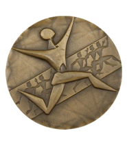 Medal of the IV Universiade held in Budapest (Hungary)