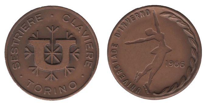 Medal of the Winter Universiade held in Turin (Italy)