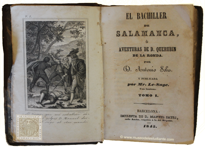El bachiller de Salamanca, o aventuras de D. Querubn de la Ronda