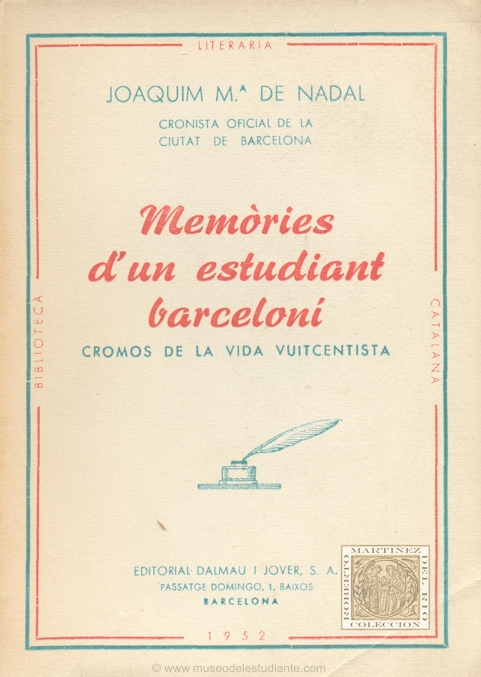 Memories d'un estudiant barceloni