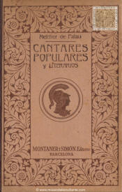 Cantares populares y literarios