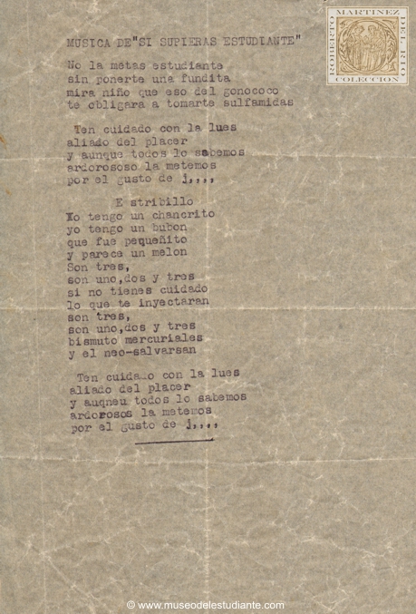 Coplillas y cantares estudiantiles II