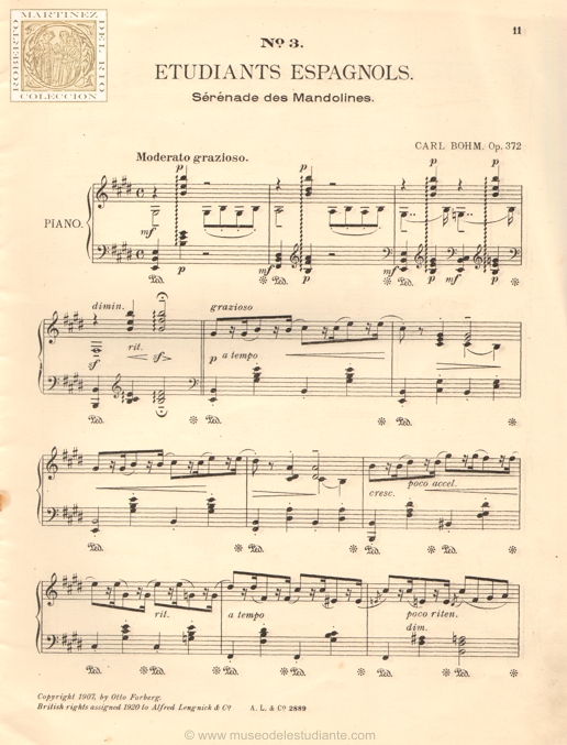 Etudiants espagnols (Srnade des mandolines)
