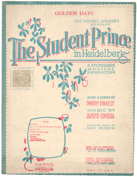 Golden days (The student prince in Heidelberg)