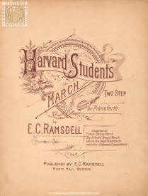 Harvard students march