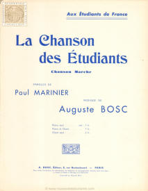 La chanson des tudiants (Aux tudiants de France)