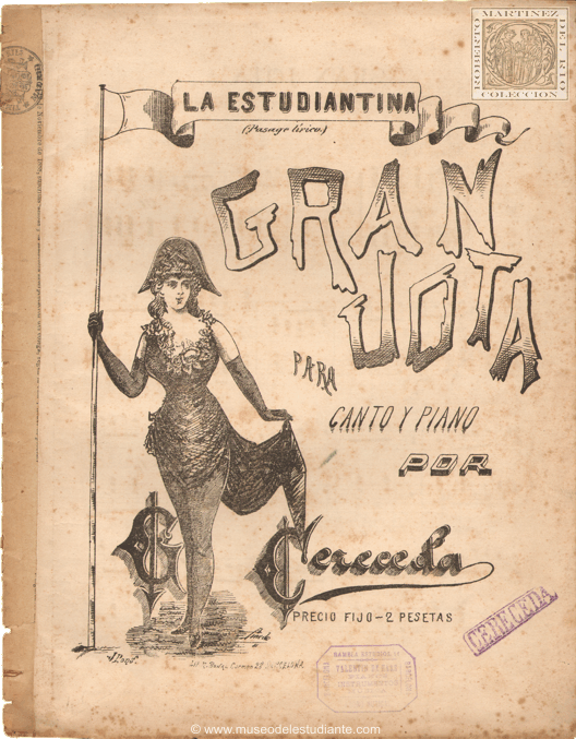 La Estudiantina (pasage lrico). Gran jota para canto y piano