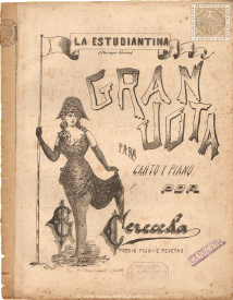 La Estudiantina (pasage lrico). Gran jota para canto y piano