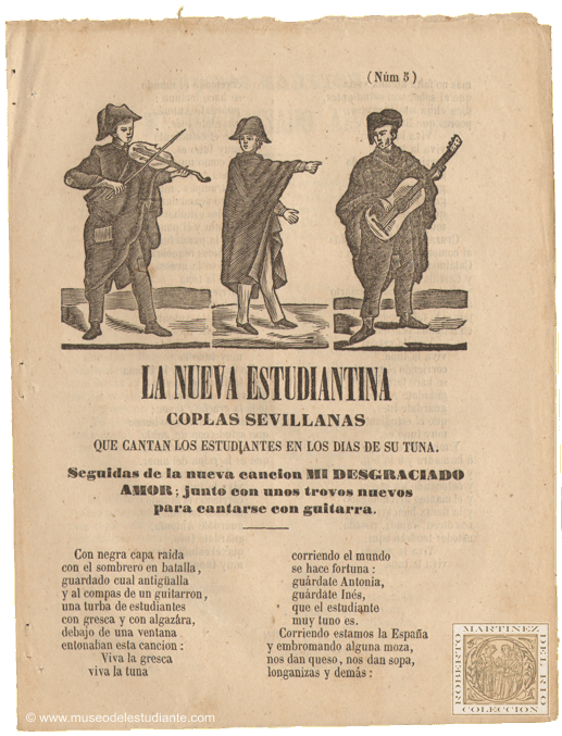 La nueva estudiantina. Coplas sevillanas que cantan los estudiantes en los dias de su Tuna