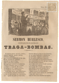 Sermn burlesco predicado por el Bachiller Traga-Bombas