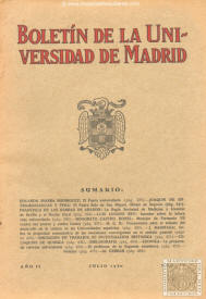 Boletn de la Universidad de Madrid