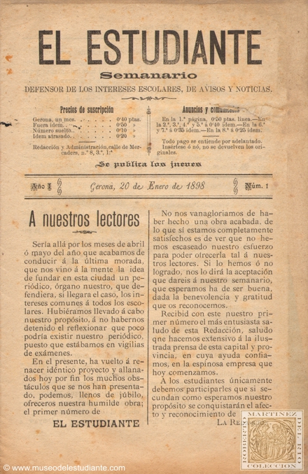 El Estudiante - 20 de enero de 1898