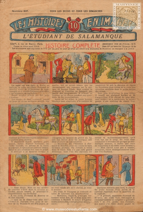 Les histoires en images: L'tudiant de Salamanque