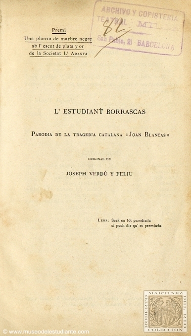 L'estudiant Borrascas