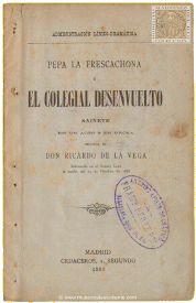Pepa la frescachona o el colegial desenvuelto