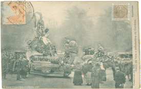 Float of the folia and Estudiantina of Cordoba