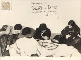 Students of the University of Santiago de Compostela on hunger strike