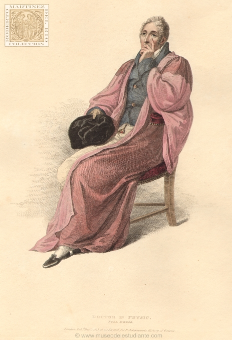 Doctor en Fsica en traje de gala (Oxford)
