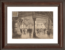 The Bellecour Theatre. The Indian hall during the students' ball