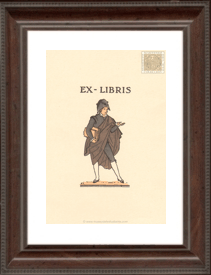 Ex-libris de la obra de Juan D'Ivori