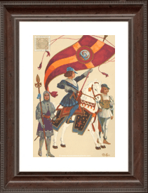 Royal University of Messina. Man-at-arms. Ungraduate's costume