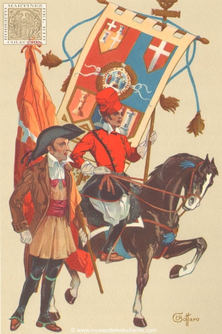 Royal University of Sassari. Gonfalon and Militia